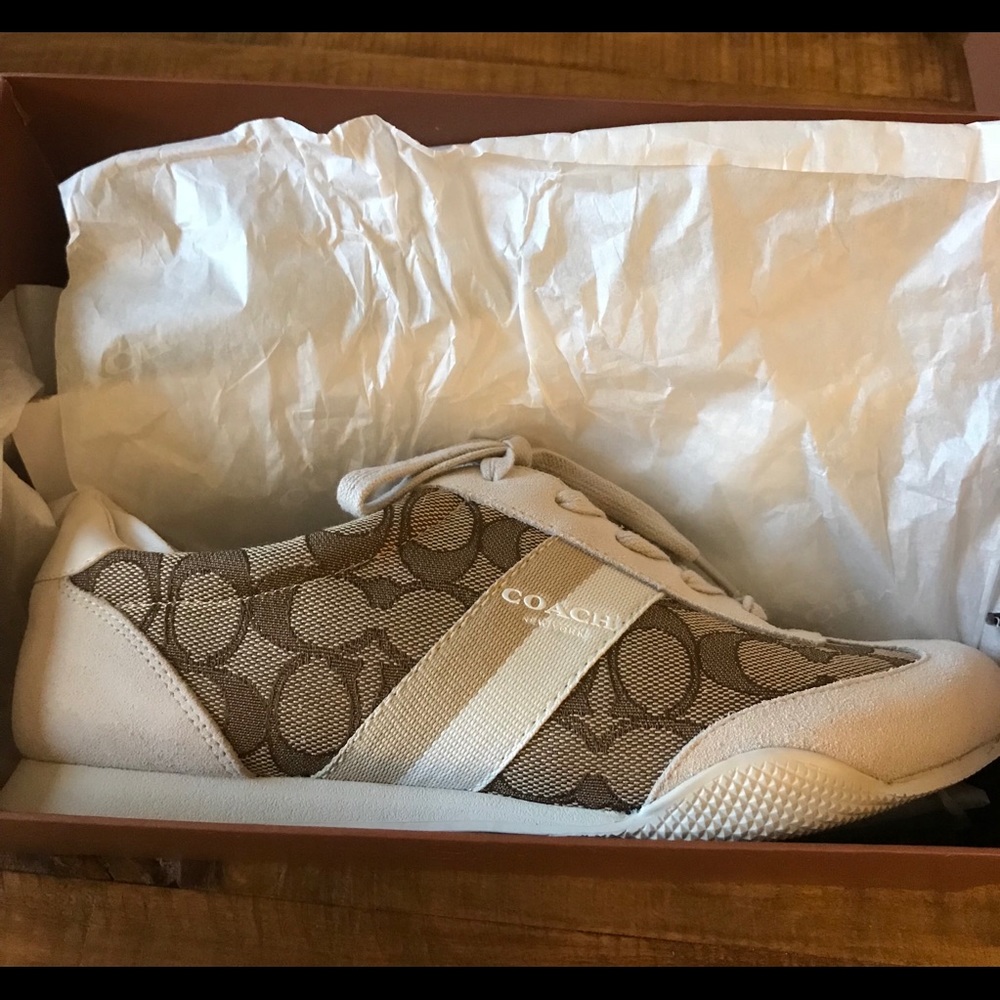 New in box Coach sneakers